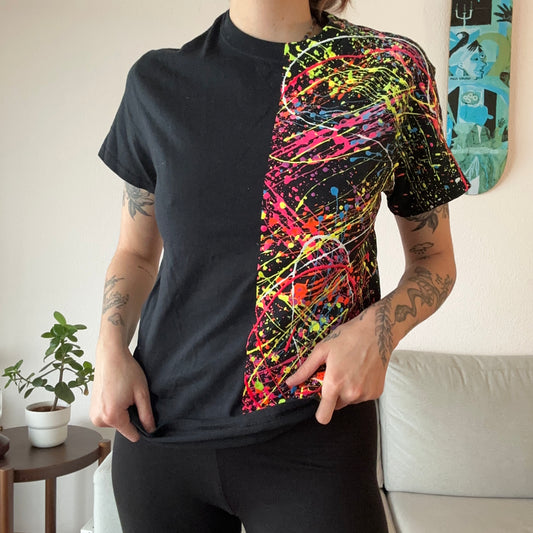 Schwarz-buntes Shirt | Bern