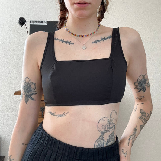 Black cropped Top | Bern