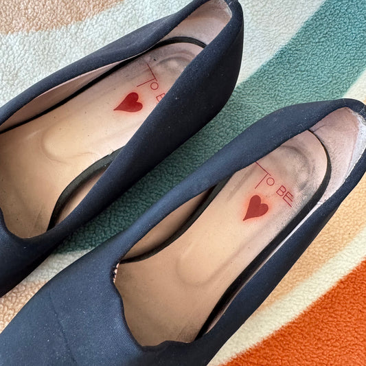 Schwarze Schuhe