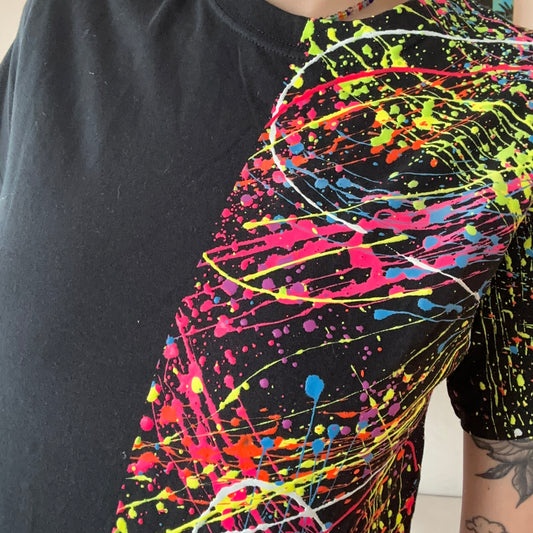 Schwarz-buntes Shirt | Bern