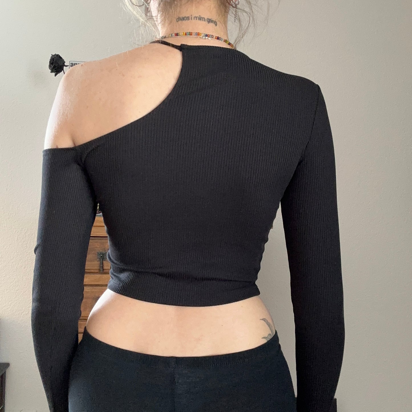 Black cropped Longsleeve | Bern