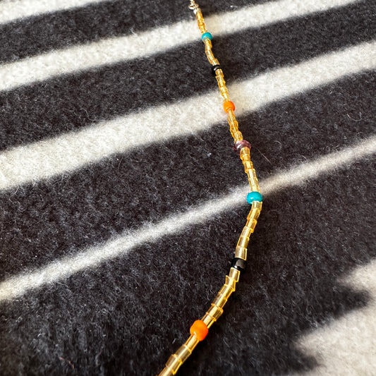 Necklace with pearls