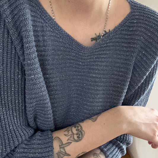 Blue Glittery Longsleeve | Bern