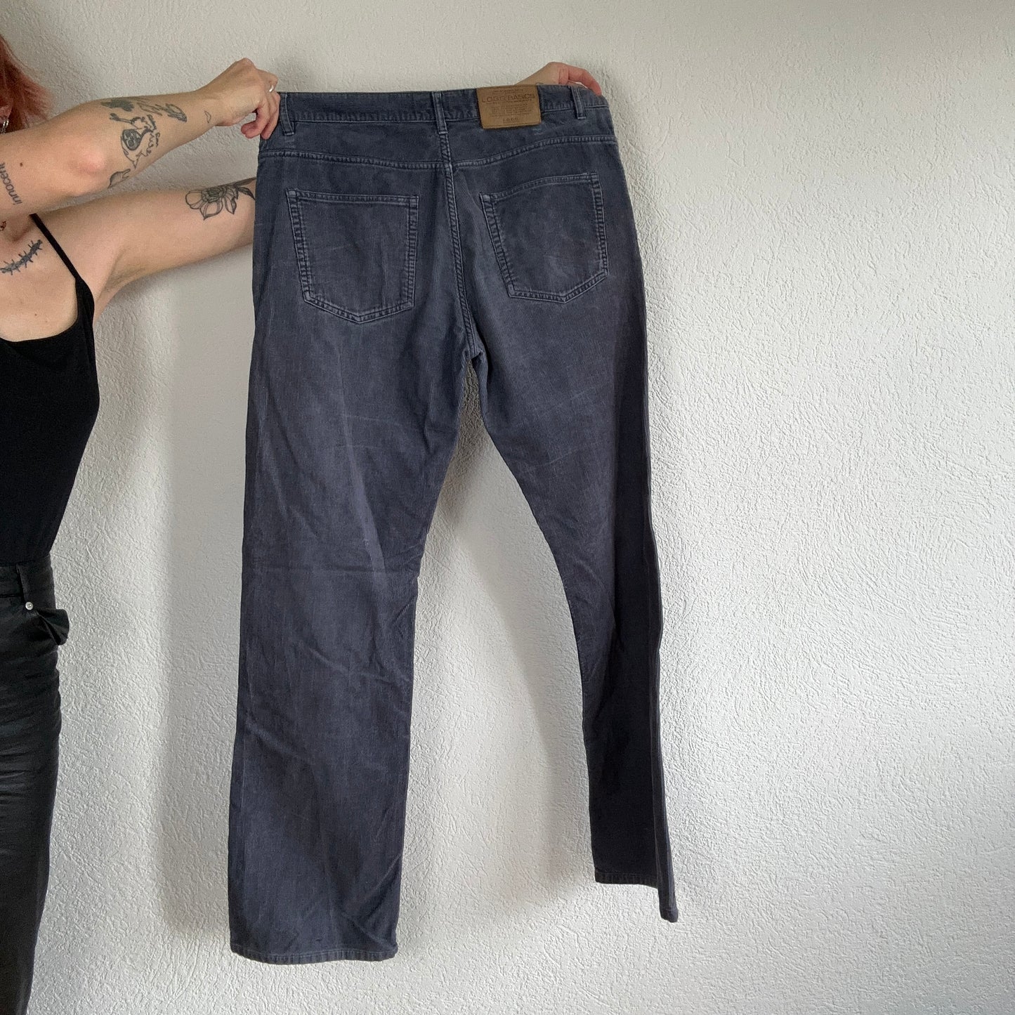 Vintage Gray Cord Pants