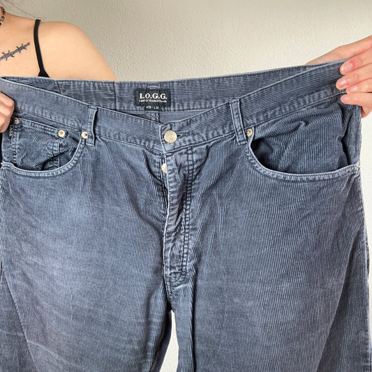 Vintage Gray Cord Pants