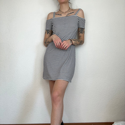 Black and White striped Dress | Bern