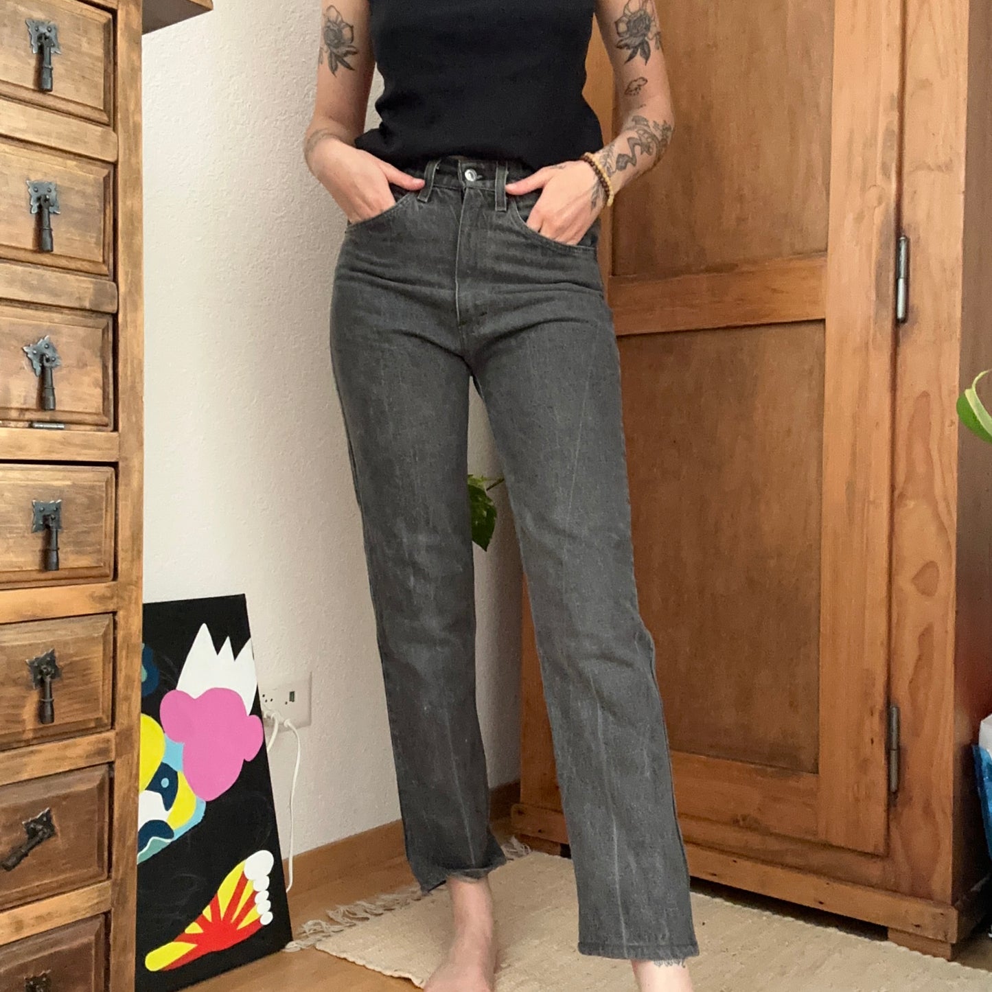 Gray Jeans