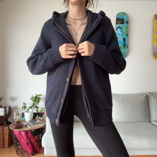 Blaue Jacke