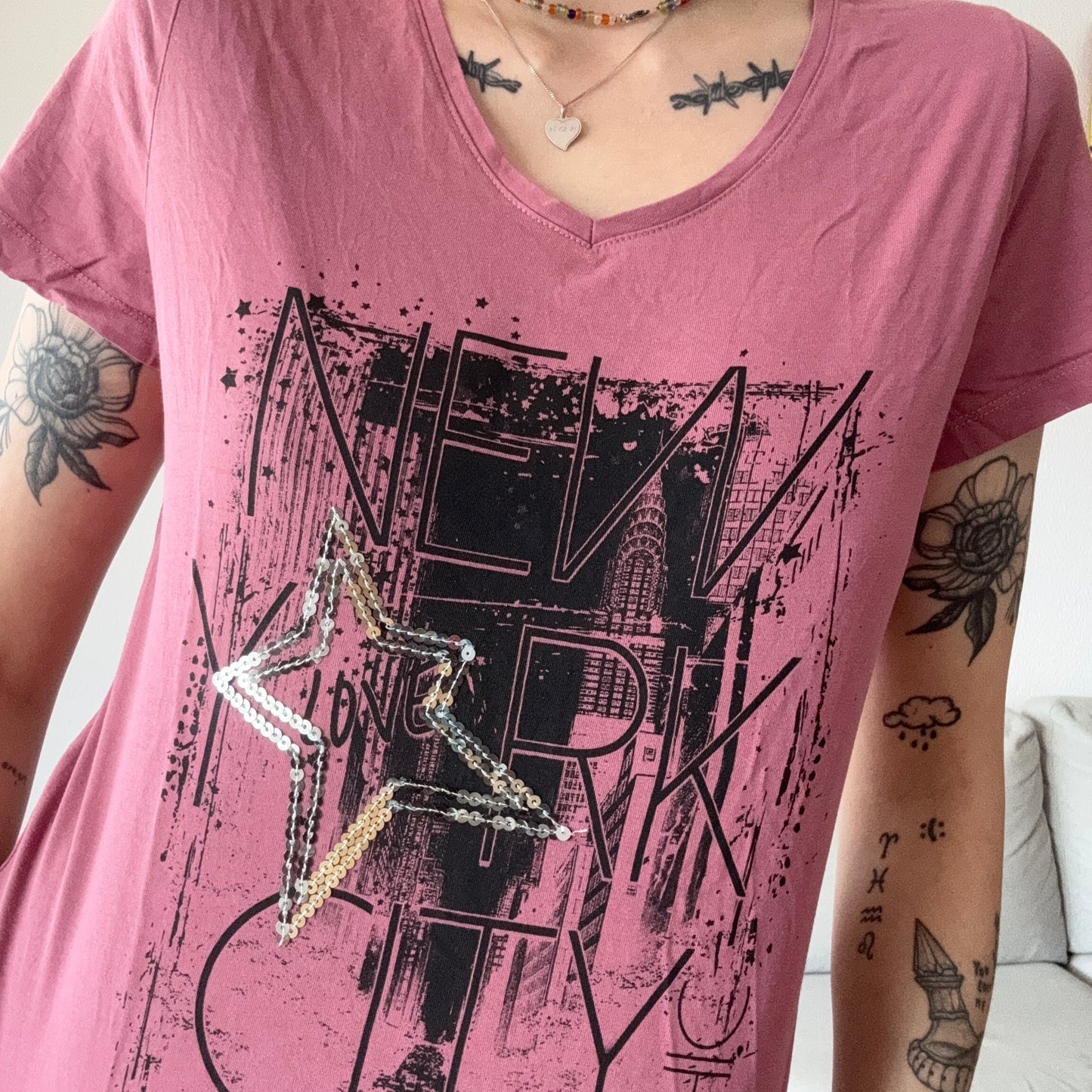 Pink Shirt with frontprint | Bern