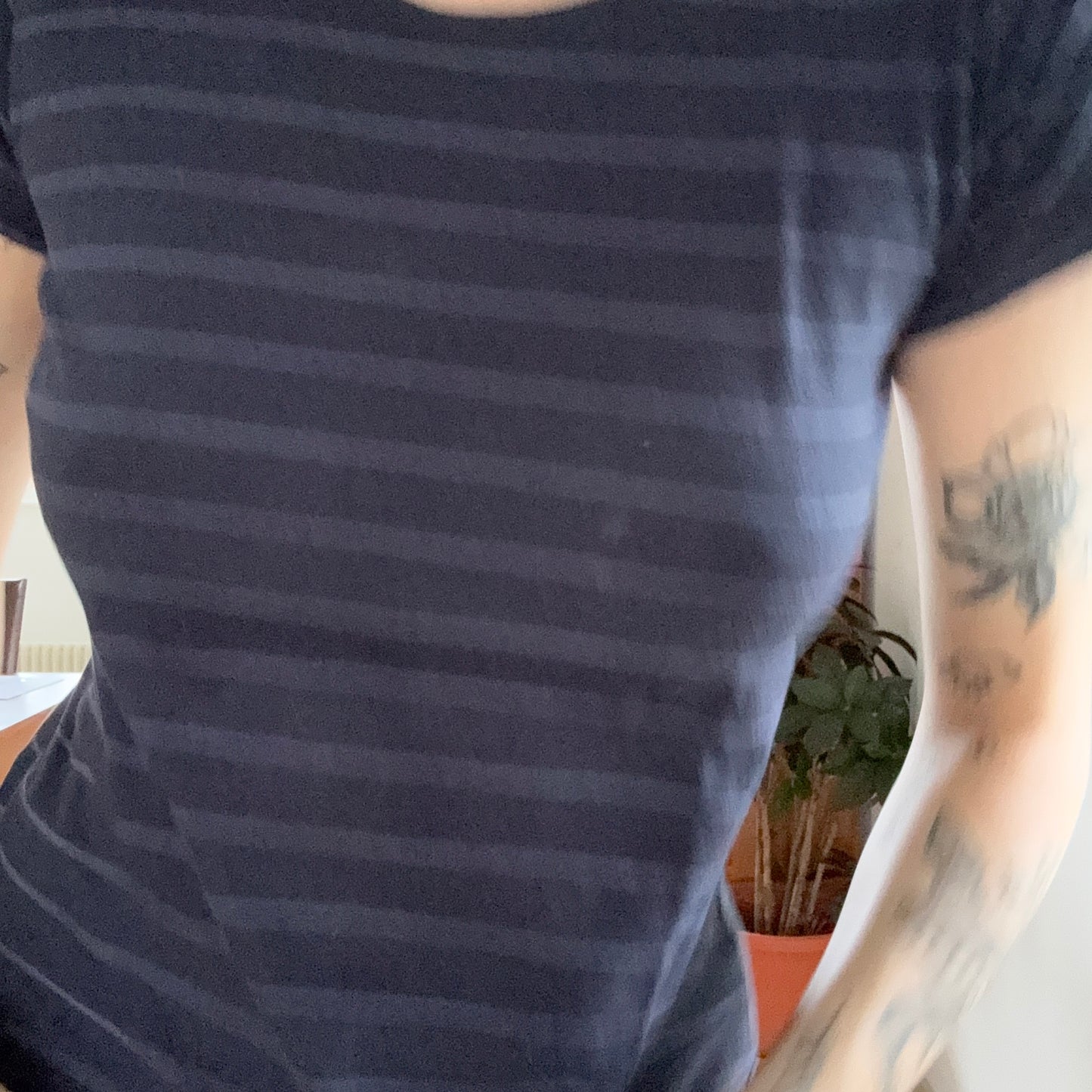 Blue Shirt with purple Stripes | Bern