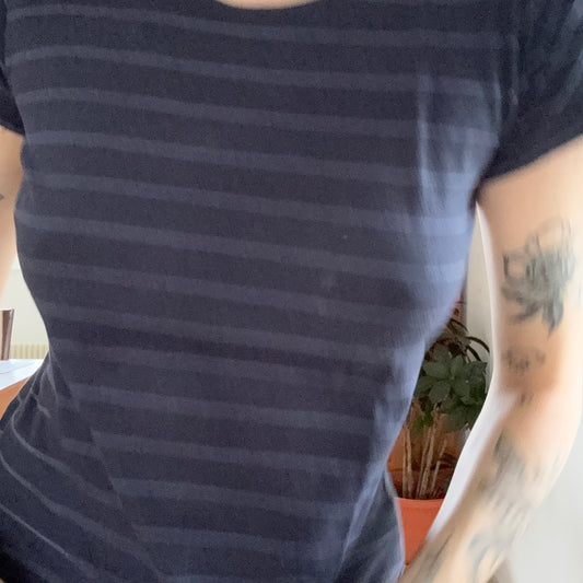 Blue Shirt with purple Stripes | Bern