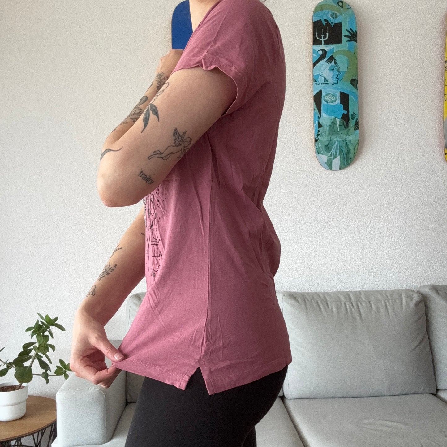 Pink Shirt with frontprint | Bern