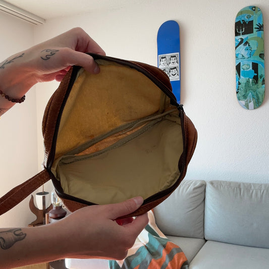 Pochette / sac Jaguar marron vintage | Bern