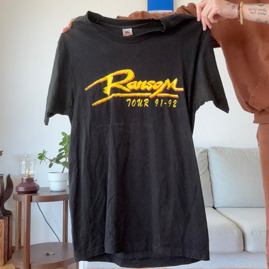 Black Shirt with back and front print | Bern