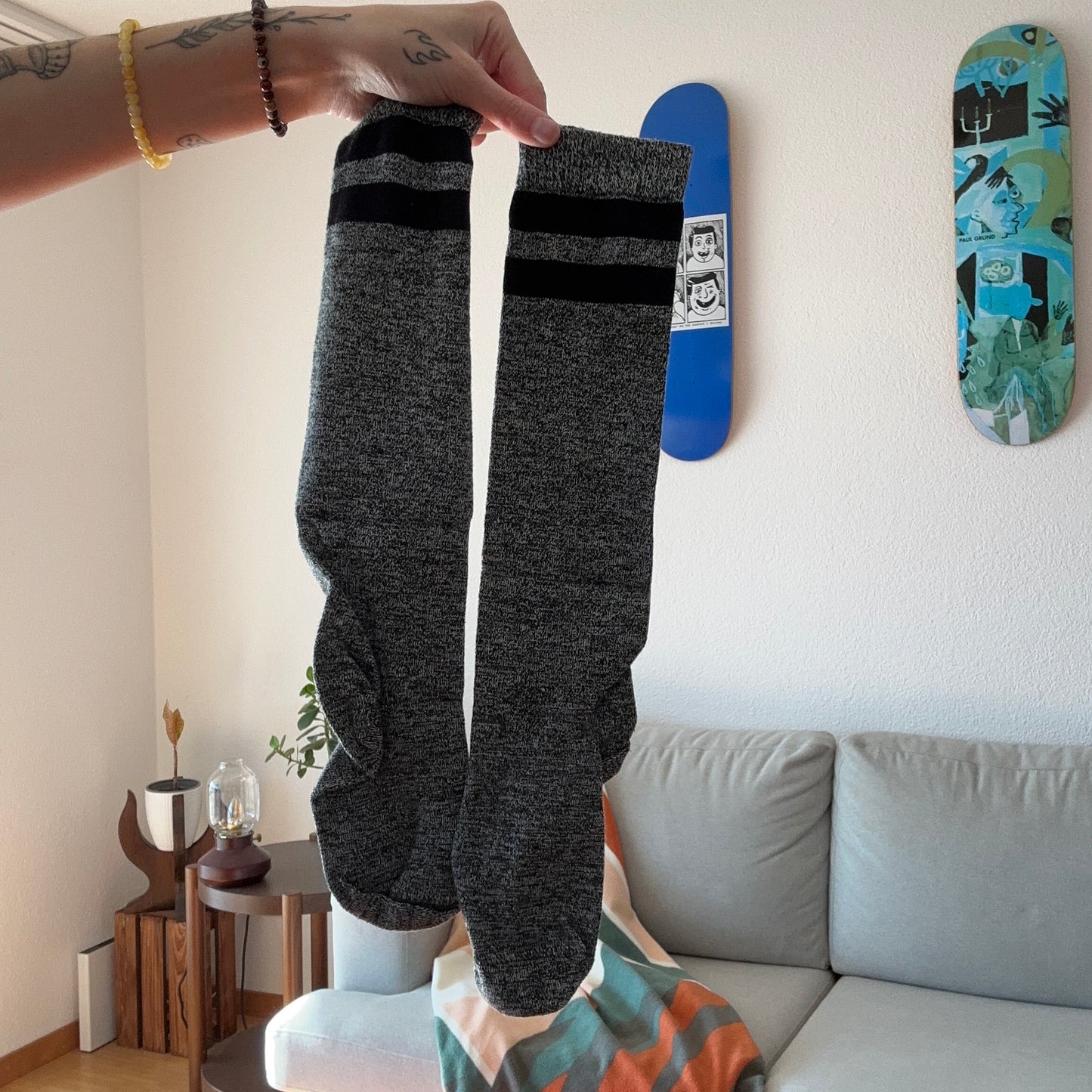 Chaussettes grises