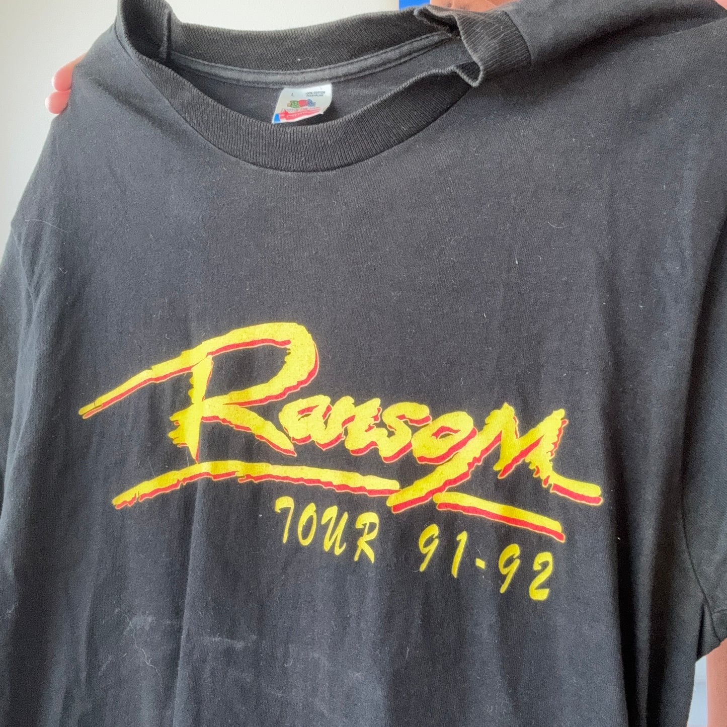 Black Shirt with back and front print | Bern