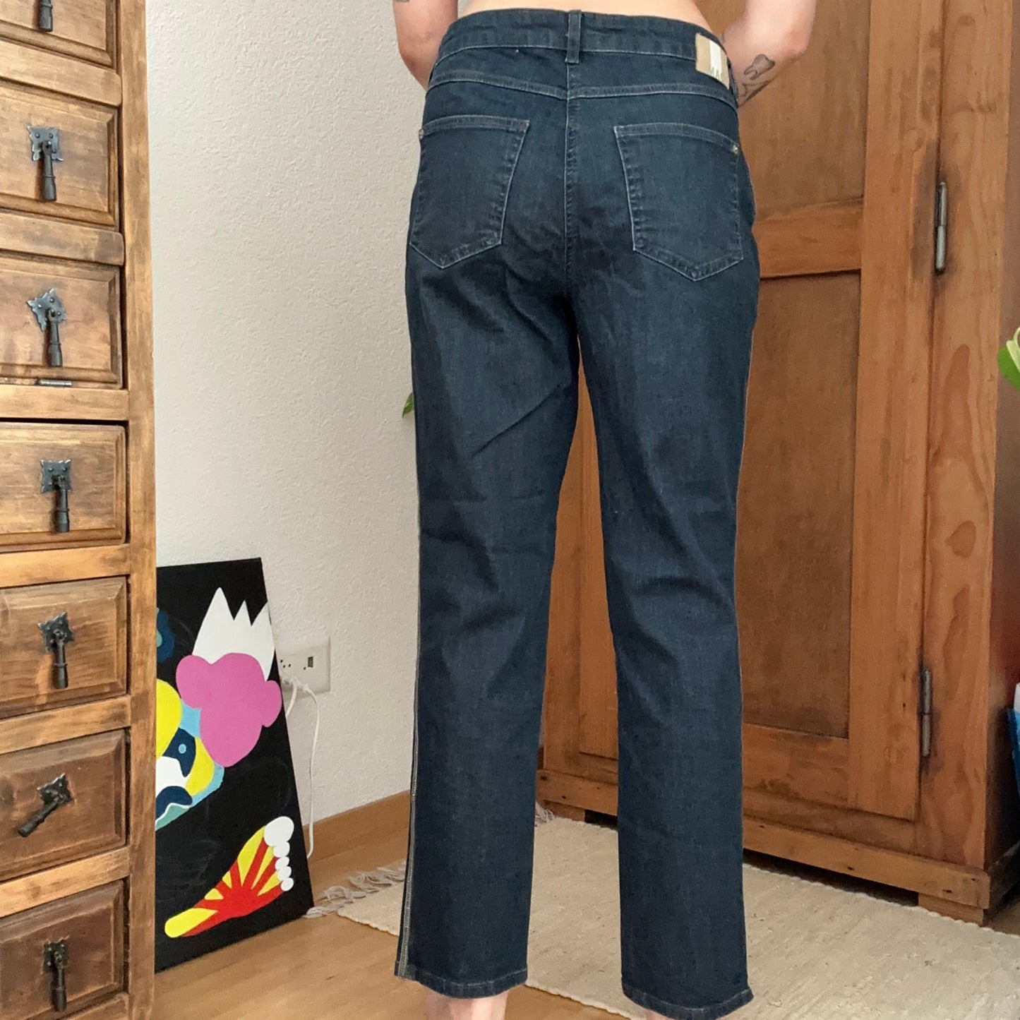 Blue Jeans with cute details on the sides | Bern