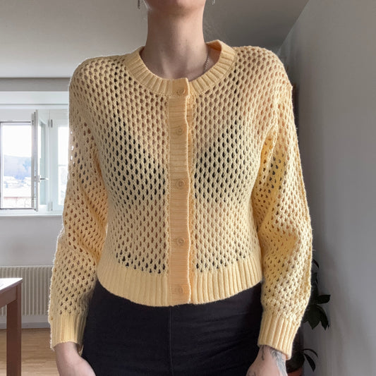 Yellow Knit Jacket | Bern