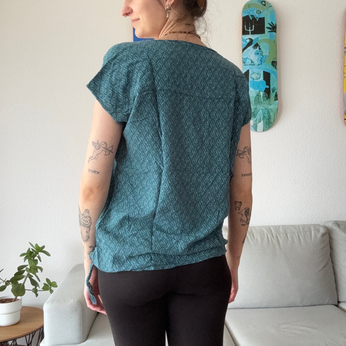 Blue Shirt with blue Pattern | Bern