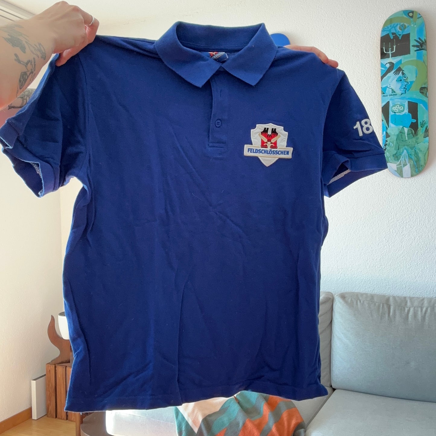 Blaues Feldschlösschen Poloshirt | Bern