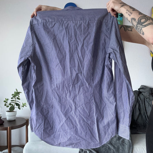 Blue Tommy Hilfiger Blouse with white Stripes | Bern