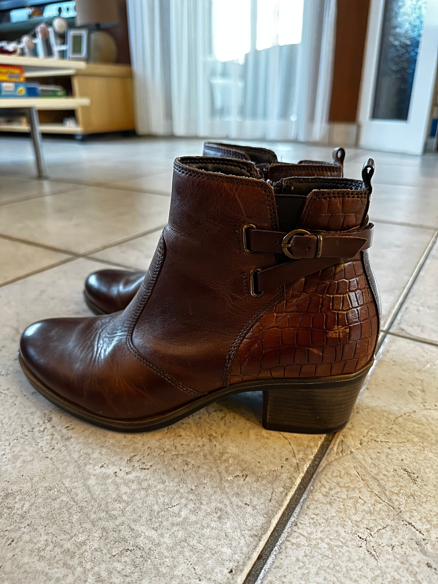 Braune Stiefel