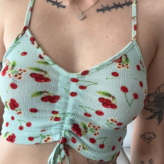 Blue Top with Flower Print | Bern