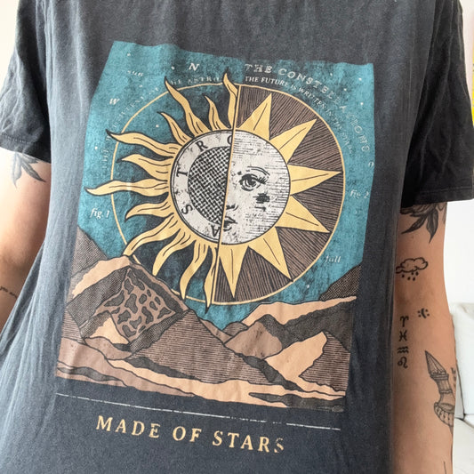 Gray Shirt with Front Print