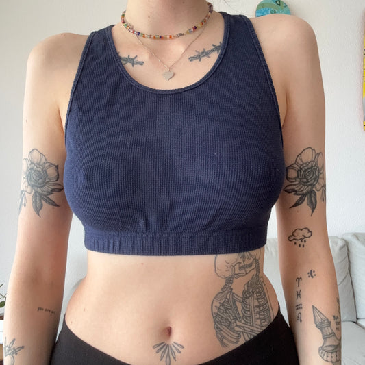 Blue cropped Top | Bern