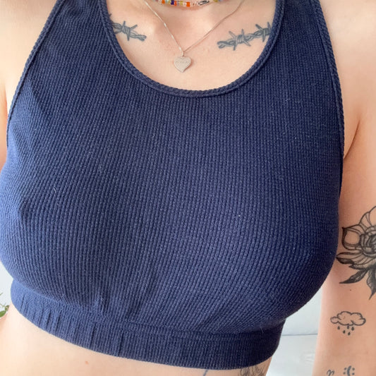 Blue cropped Top | Bern