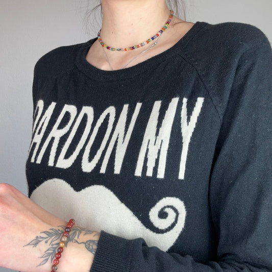 Black Knit Sweater | Bern