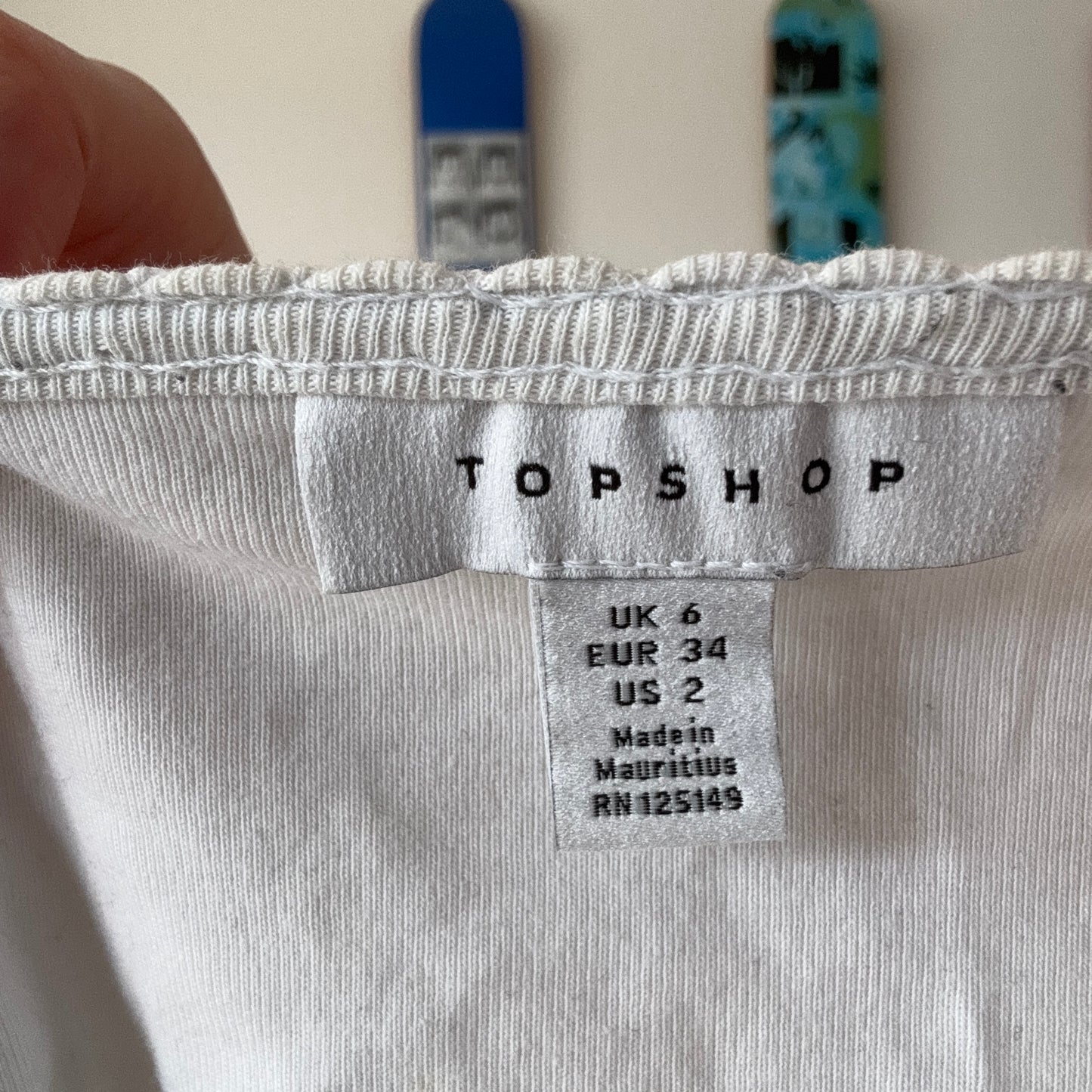 White cropped Top | Bern