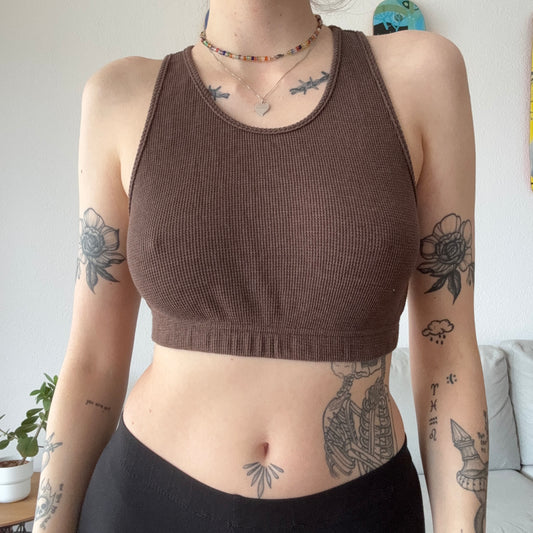 Brown cropped Top | Bern