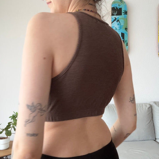 Brown cropped Top | Bern