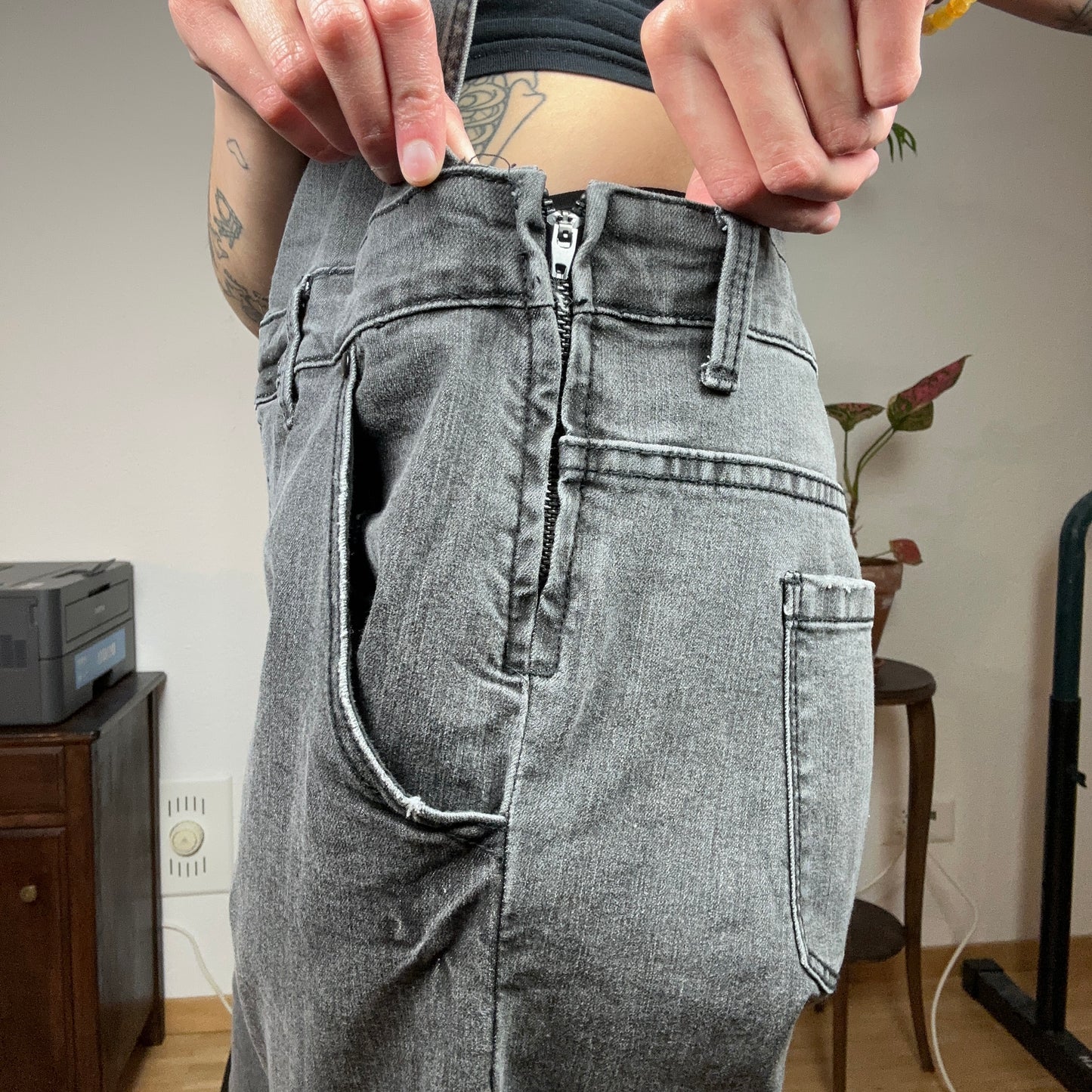 Gray Overall Jeans | Bern