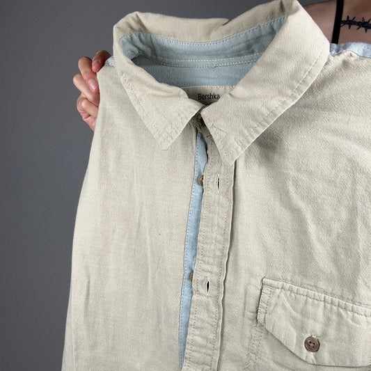 Beige / Gray Blouse | Bern