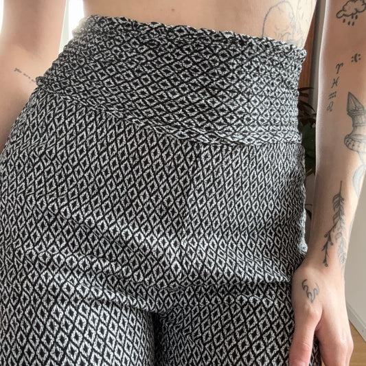 Black and white checked Pants | Bern