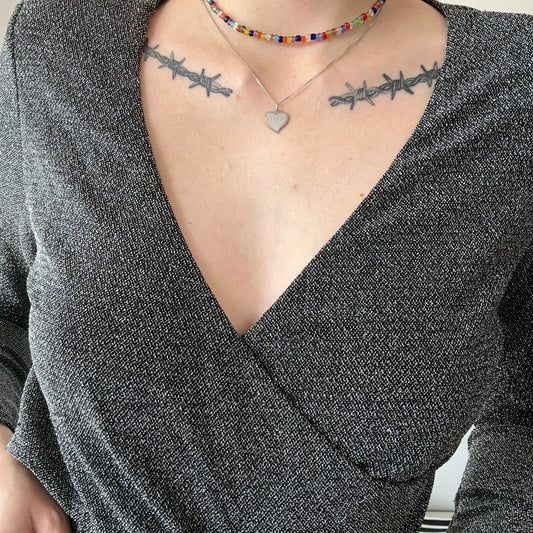 Gray cropped Longsleeve