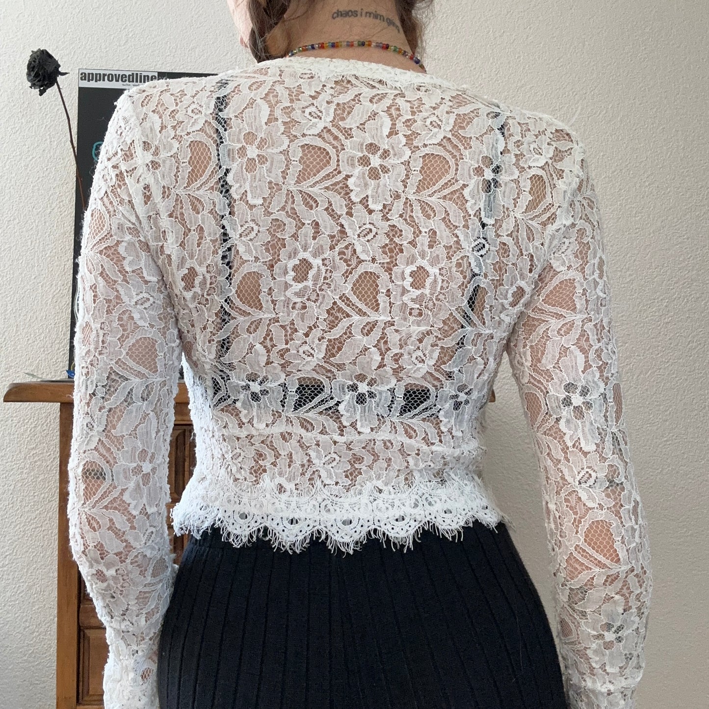 Y2K White lace Jacket | Bern