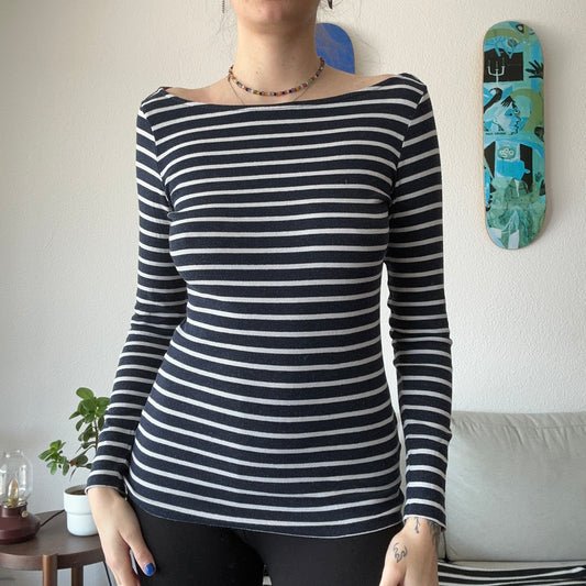 Black and White striped Longsleeve | Bern