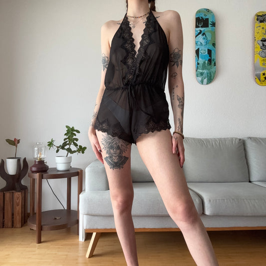 Black neckholder Overall | Bern