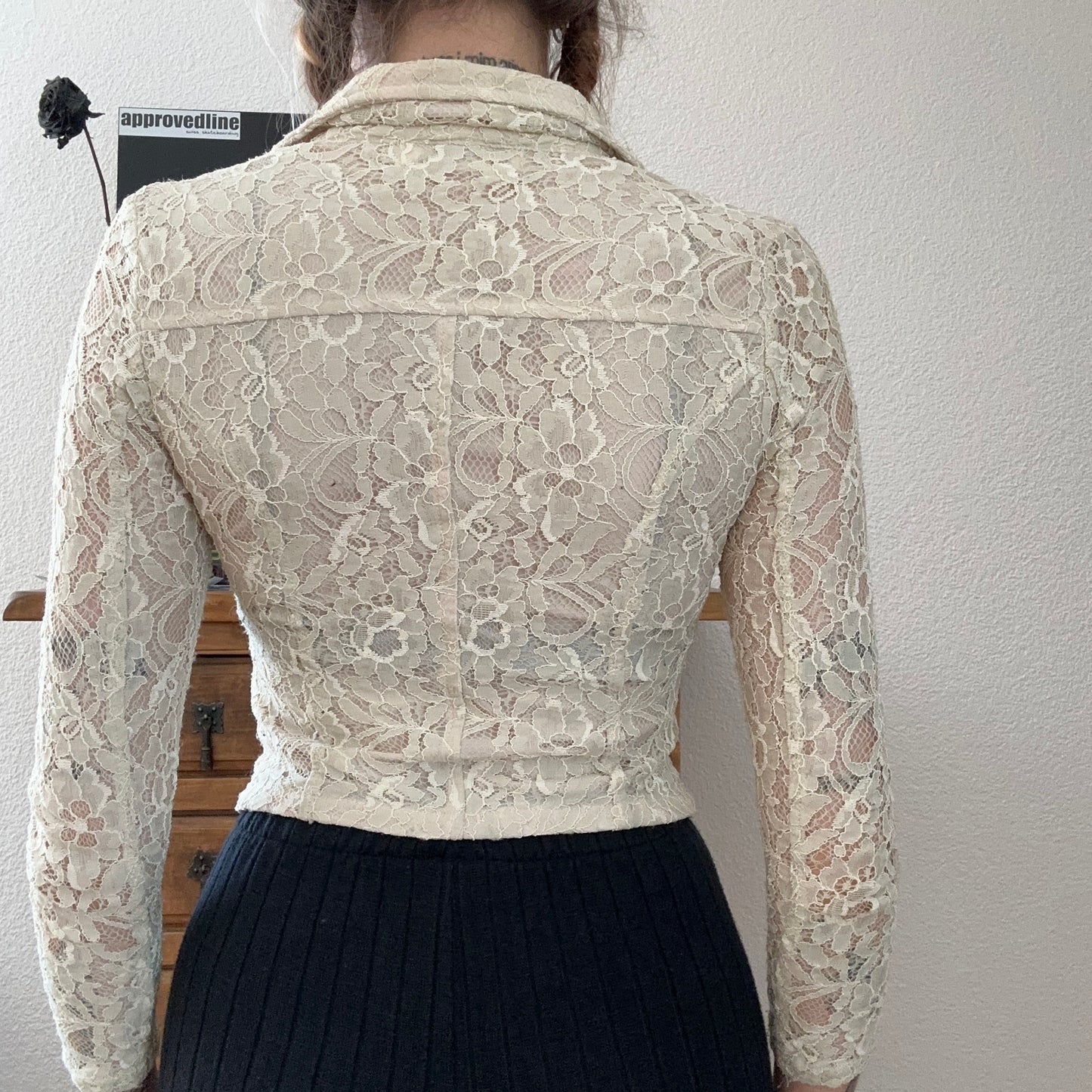 Y2K Beige lace Jacket | Bern