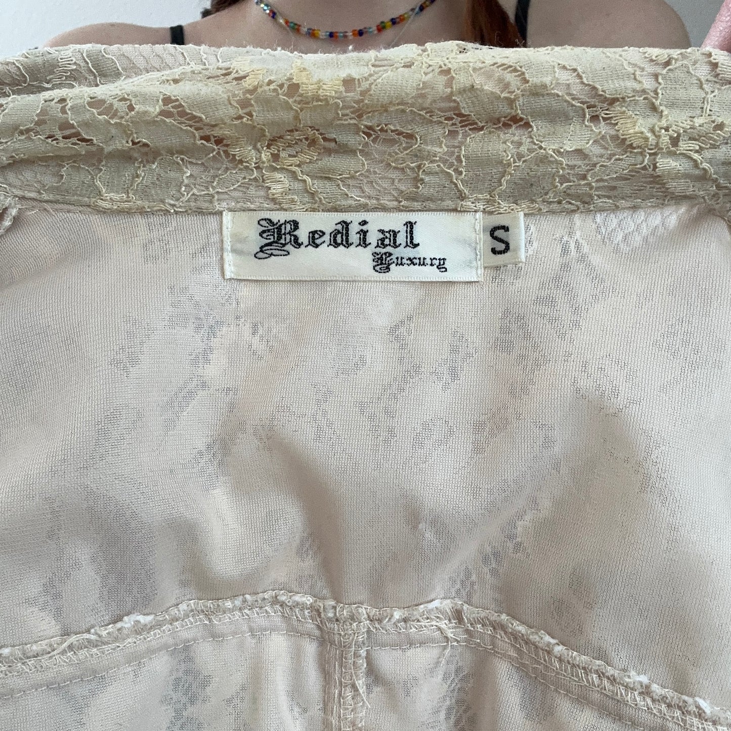 Y2K Beige lace Jacket | Bern