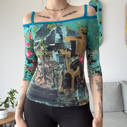 Turquoise Save The Queen Longsleeve | Bern