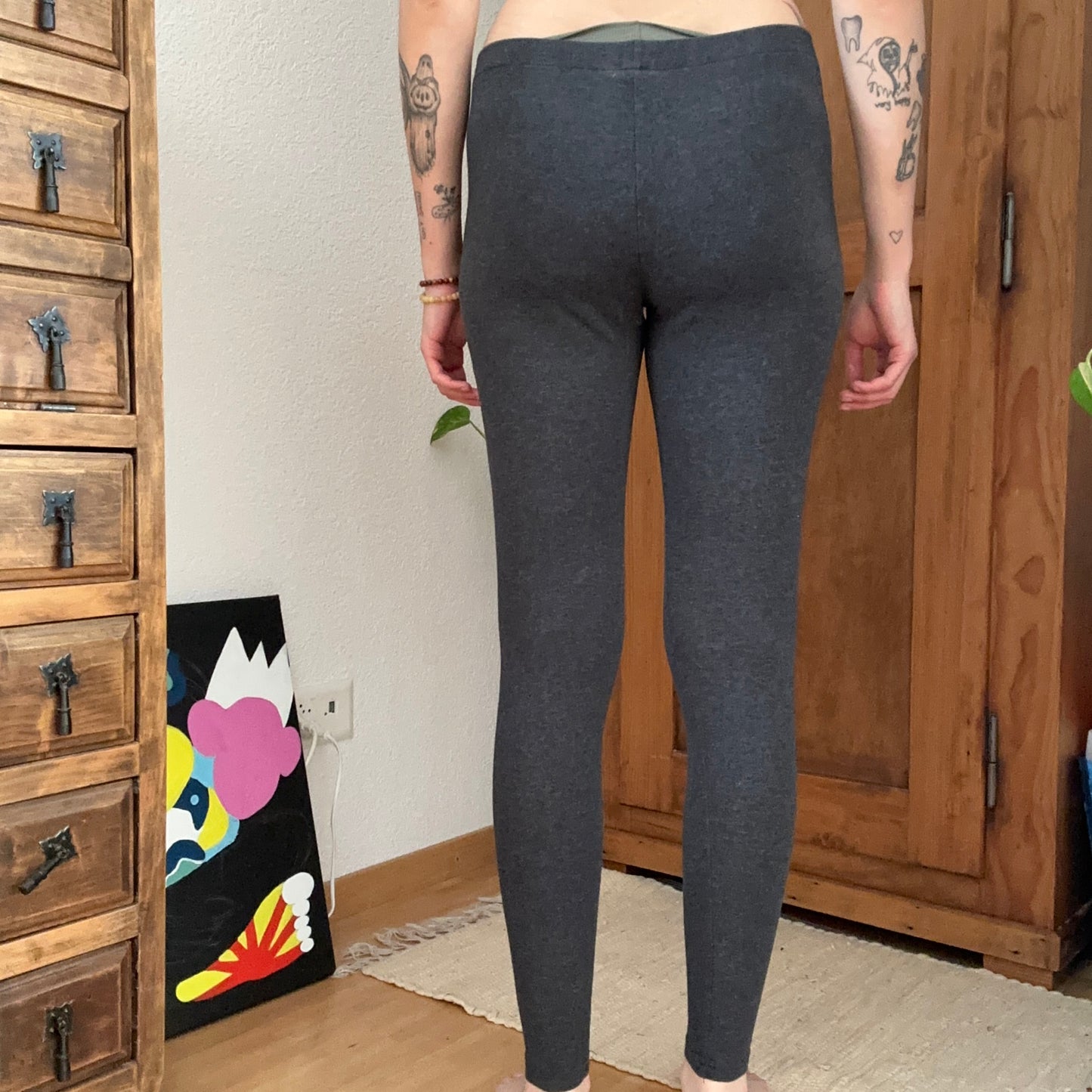 Gray Leggings