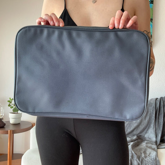 Vintage Blue Laptop or Document Bag