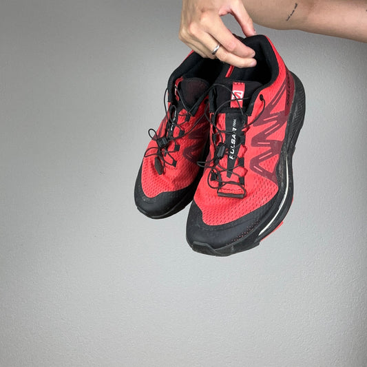 Red Salomon Running Shoes