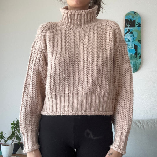 Beige Knit Sweater | Bern