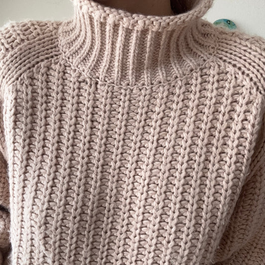 Beige Knit Sweater | Bern