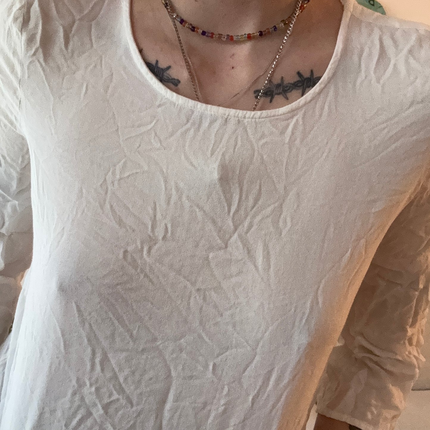 T-shirt à manches longues blanc | Berne